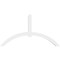 Ekena Millwork Archdale Architectural Grade PVC Gable Bracket, 108"W x 58 1/2"H x 6"D x 6"F, 13/12 Pitch GBP108X59X0606ARC00 - alternate 4